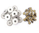 20mm Replacement Jeans Buttons with Fixing Hand Tool - (Pack of 10)